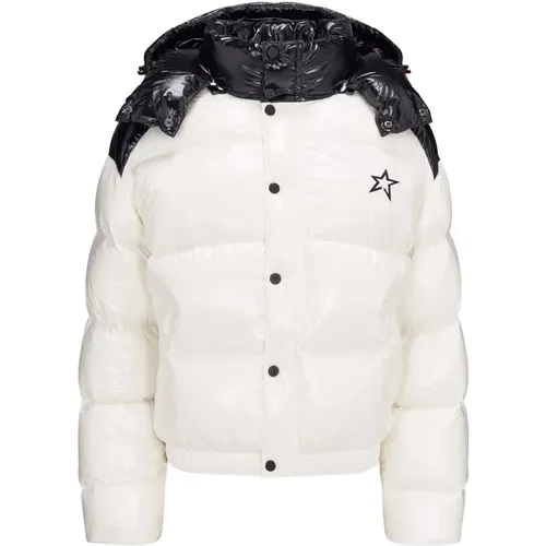 Padded Down Jacket with Hood , female, Sizes: M - Perfect Moment - Modalova