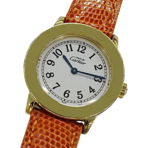 Pre-owned Metal watches , female, Sizes: ONE SIZE - Cartier Vintage - Modalova