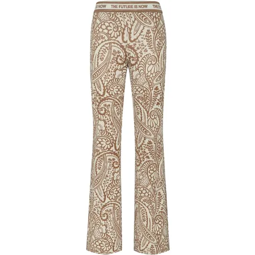 Goldene Bohemian Stil Hose , Damen, Größe: L - CAMBIO - Modalova