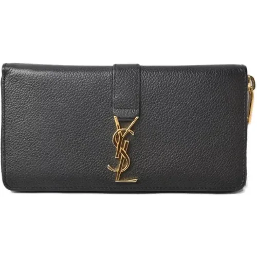 Pre-owned Leather wallets , female, Sizes: ONE SIZE - Yves Saint Laurent Vintage - Modalova