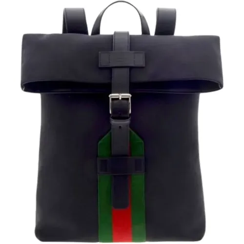 Tribanda Backpack with Leather Straps , unisex, Sizes: ONE SIZE - Gucci - Modalova