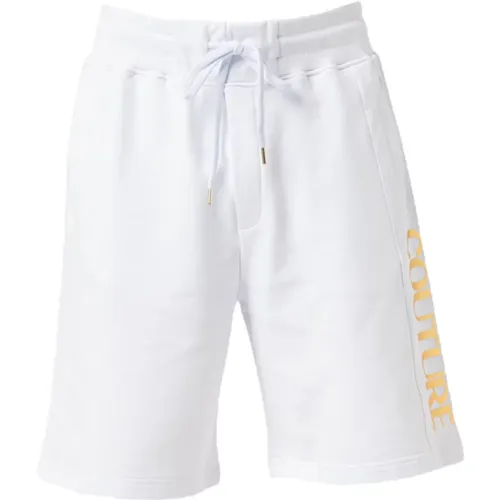 Gold Shorts Spring/Summer 2024 , male, Sizes: XL, L, XS - Versace Jeans Couture - Modalova