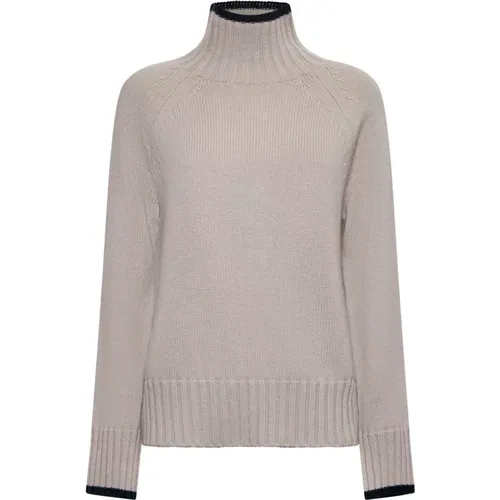 Eleganter Mantova Rollkragenpullover in Ecru , Damen, Größe: S - Max Mara - Modalova