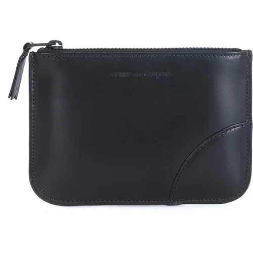 Leather Wallet with Zipper Closure , unisex, Sizes: ONE SIZE - Comme des Garçons - Modalova