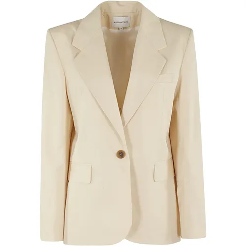 Stilvolle Tailored Jacket , Damen, Größe: S - Maison Kitsuné - Modalova