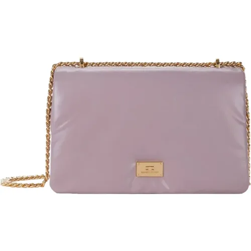 Women`s Shoulder Bag - Model Bs09A36E2 BI5 , female, Sizes: ONE SIZE - Elisabetta Franchi - Modalova