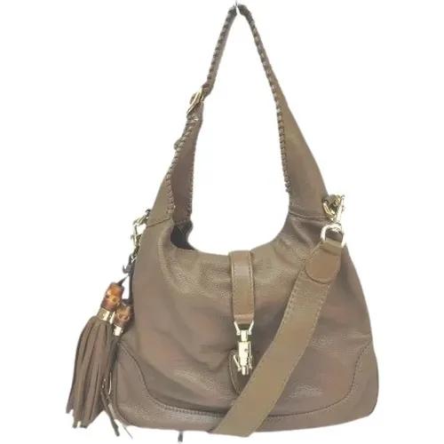 Leather Shoulder Bag , female, Sizes: ONE SIZE - Gucci Vintage - Modalova