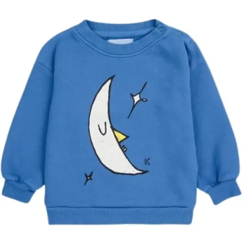 Mond Baby Sweatshirt Blau Langarm - Bobo Choses - Modalova