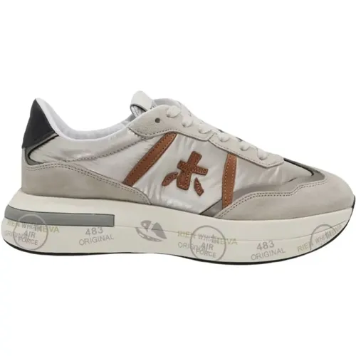 Elegant and Comfortable Leather Sneakers , female, Sizes: 4 UK - Premiata - Modalova