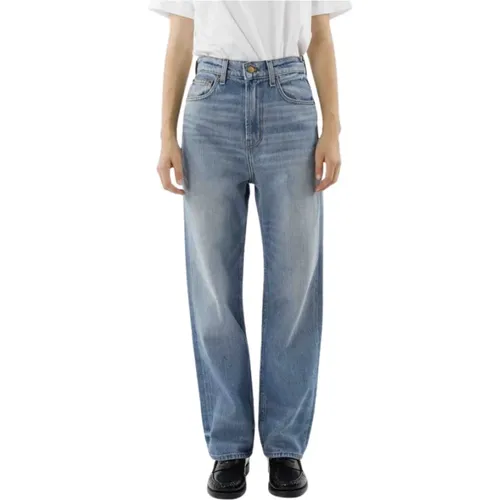 Vintage Straight Fit Jeans , Damen, Größe: W29 - B SIDES - Modalova