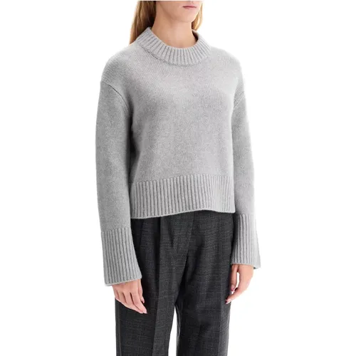 Weicher Cashmere Pullover mit gerippten Kanten , Damen, Größe: M - Lisa Yang - Modalova