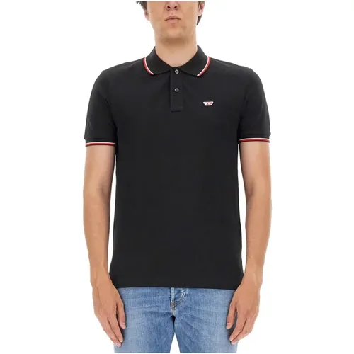 Logo Polo Shirt mit Kragen Diesel - Diesel - Modalova