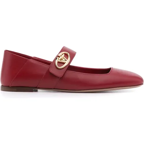 Elegant Ballet Flats , female, Sizes: 5 1/2 UK, 4 1/2 UK, 3 UK, 7 UK, 8 UK, 5 UK - Valentino Garavani - Modalova