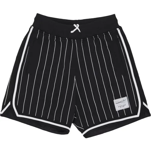 Pinstripe Basketball Game Day Shorts , male, Sizes: S, XL - Mitchell & Ness - Modalova