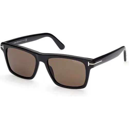 Glossy Buckley Sunglasses , male, Sizes: 58 MM - Tom Ford - Modalova