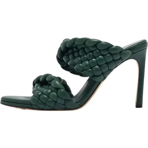 Pre-owned Fabric sandals , female, Sizes: 7 1/2 UK - Bottega Veneta Vintage - Modalova