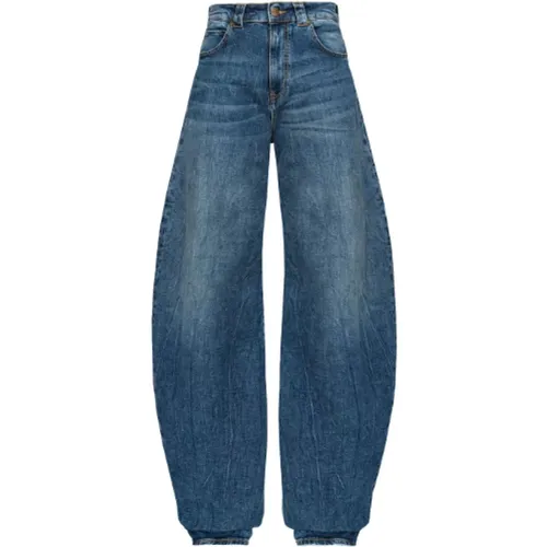 Loose-fit Jeans , Damen, Größe: W24 - pinko - Modalova