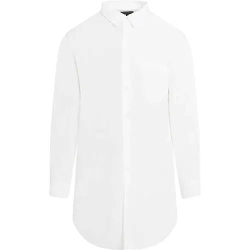 Weißes Baumwollhemd Klassischer Kragen - Comme des Garçons - Modalova