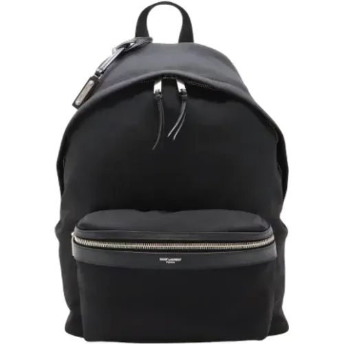 Pre-owned Canvas backpacks , male, Sizes: ONE SIZE - Yves Saint Laurent Vintage - Modalova