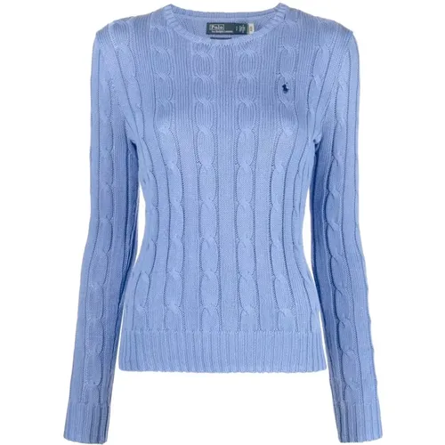 Round-Neck Strickwaren , Damen, Größe: L - Polo Ralph Lauren - Modalova