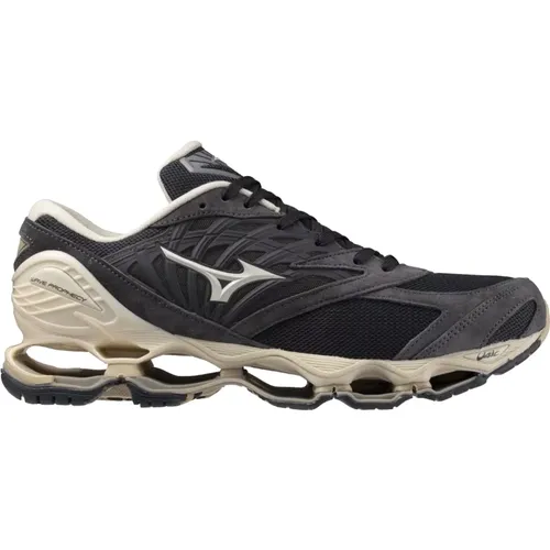 Grey Sneakers Wave Prophecy LS Shoes , male, Sizes: 8 UK, 8 1/2 UK, 12 UK, 7 UK, 11 UK, 10 UK, 6 1/2 UK, 9 UK - Mizuno - Modalova