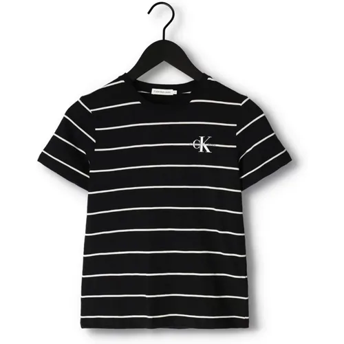 Jungen Polo T-shirt Sunreveal Stripe - Calvin Klein - Modalova