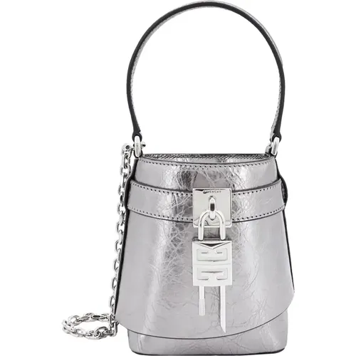 Graue Leder Bucket Bag & Rucksack - Givenchy - Modalova