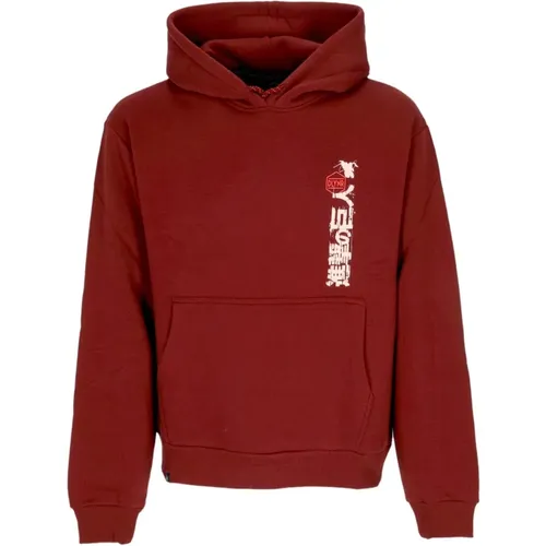 Attack On Titan Roter Hoodie , Herren, Größe: L - Dolly Noire - Modalova