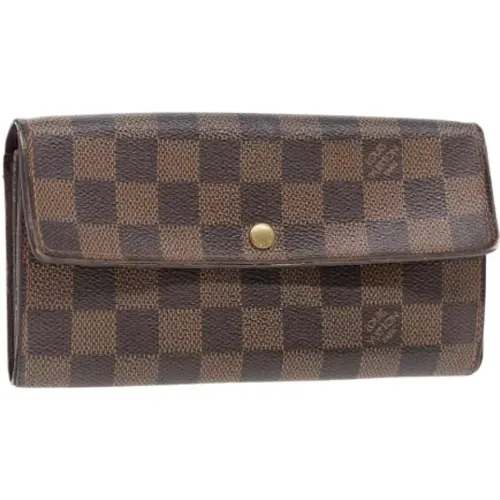 Pre-owned Canvas wallets , female, Sizes: ONE SIZE - Louis Vuitton Vintage - Modalova