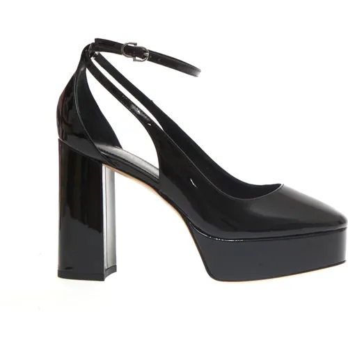 Nero Pump with Platform - 11 cm Heel , female, Sizes: 3 1/2 UK, 7 UK, 5 UK, 5 1/2 UK, 6 UK - Ninalilou - Modalova