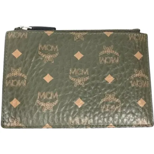 Pre-owned Leather wallets , female, Sizes: ONE SIZE - MCM Pre-owned - Modalova