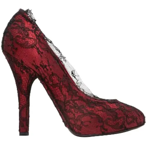 Pre-owned Satin heels , female, Sizes: 5 UK - Dolce & Gabbana Pre-owned - Modalova
