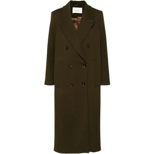 Dark Khaki Oversize Coat Clemence , female, Sizes: S, XS - IVY OAK - Modalova