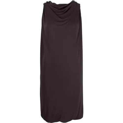 Dunkelbraunes Schal Kleid Lanvin - Lanvin - Modalova