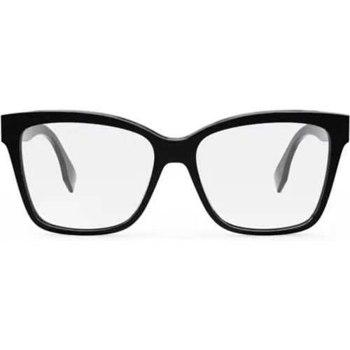 Geometrische Brillenfassung Fe50025I , Damen, Größe: 55 MM - Fendi - Modalova