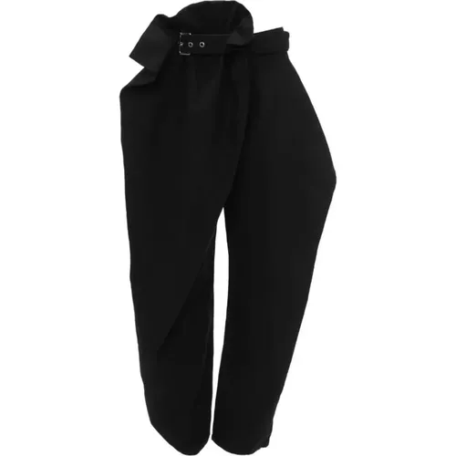 Fold Over Trousers , female, Sizes: 2XS - JW Anderson - Modalova