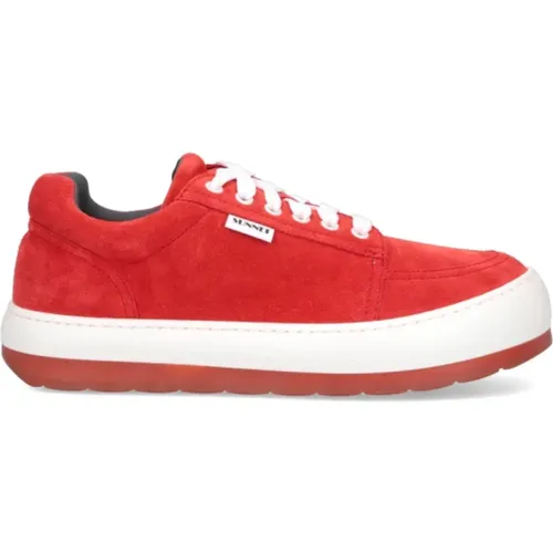 Rote Sneakers , Herren, Größe: 40 EU - Sunnei - Modalova
