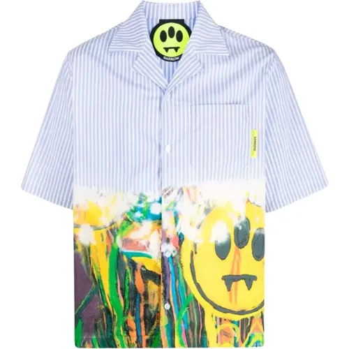 Printed Shirt , male, Sizes: L, XS - Barrow - Modalova