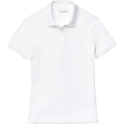 Stretch-Poloshirts aus Baumwolle,Weiße T-Shirts und Polos - Lacoste - Modalova