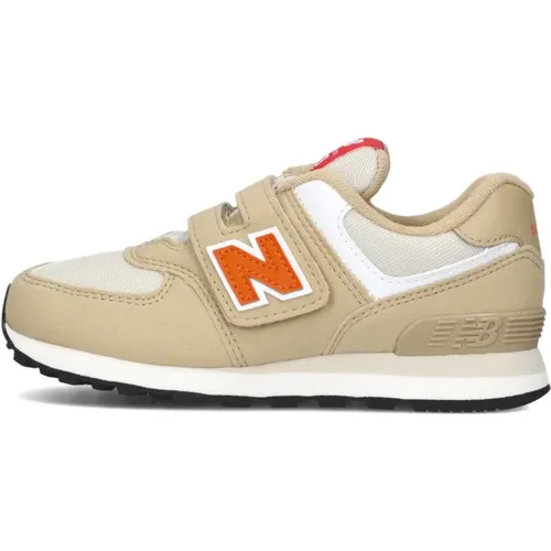 Sneakers Pv574 mit Orangen Akzenten,Jungen Sneakers Pv574 Schwarz Lederlook - New Balance - Modalova