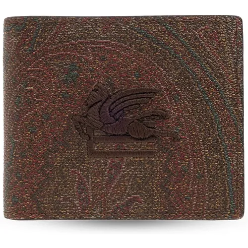 Wallet with logo , male, Sizes: ONE SIZE - ETRO - Modalova