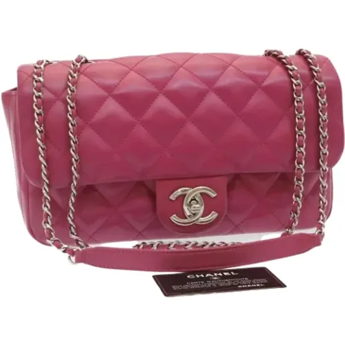 Pre-owned Leather Chanel Shoulder Bag , female, Sizes: ONE SIZE - Chanel Vintage - Modalova