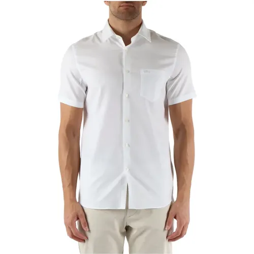 Regular Fit Cotton Short Sleeve Shirt , male, Sizes: L, S - Lacoste - Modalova
