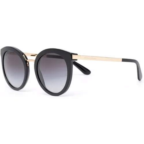 Schwarze Sonnenbrille mit Original-Etui,Stylische Sonnenbrille für Frauen - Modell DG4268,Stilvolle Sonnenbrille Dg4268 502/13 - Dolce & Gabbana - Modalova