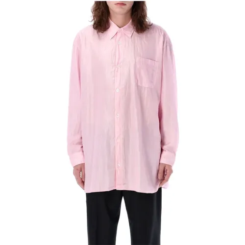 Hübsches Rosa Hemd mit Perlmuttknöpfen , Herren, Größe: S - Our Legacy - Modalova