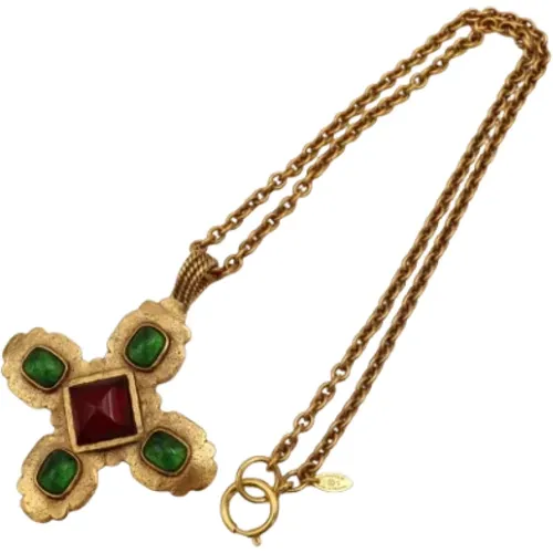 Gebrauchte Gold Metall Halskette - Chanel Vintage - Modalova