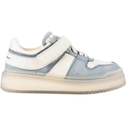 Italienische Ledersneakers , Damen, Größe: 36 1/2 EU - Santoni - Modalova