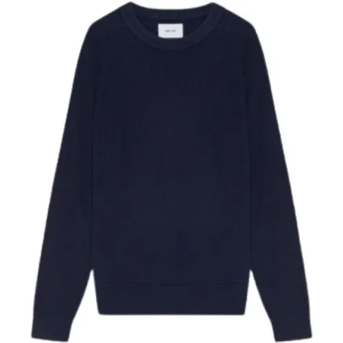 Ribbed Cotton Sweater , male, Sizes: L, M, XL, S - Nn07 - Modalova