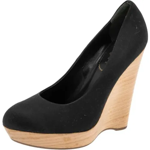 Pre-owned Satin heels , female, Sizes: 7 UK - Yves Saint Laurent Vintage - Modalova