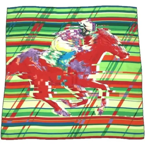 Pre-owned Silk scarves , female, Sizes: ONE SIZE - Hermès Vintage - Modalova